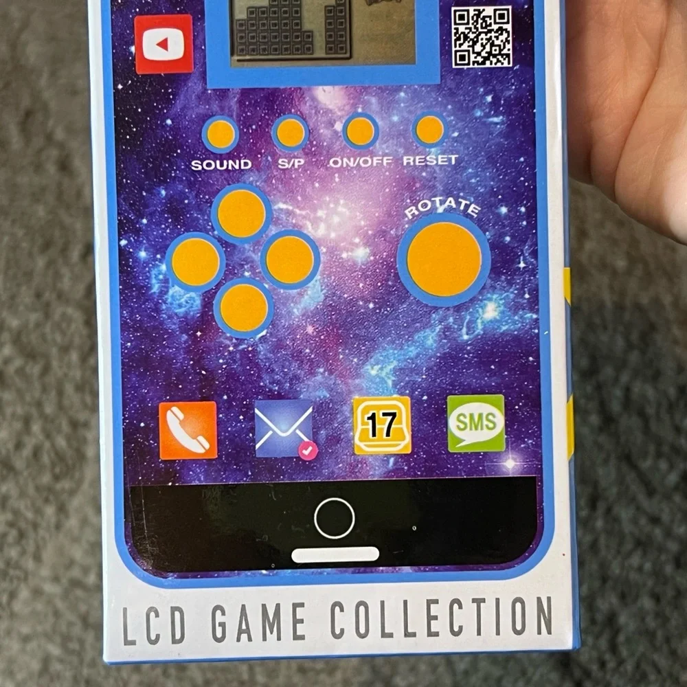 LCD Game Collection Faux Phone Toy Minigames Handheld Gaming Device Japanese